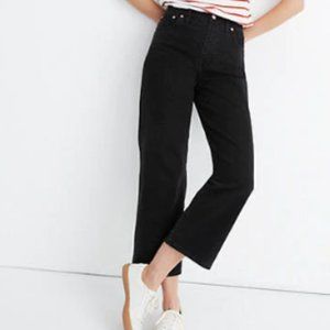 Madewell Slim Wide Leg Cropped Jean size 30